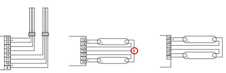 How To Read A Ballast Wiring Diagram - Fluorescent Light Fixture 2 Lamp