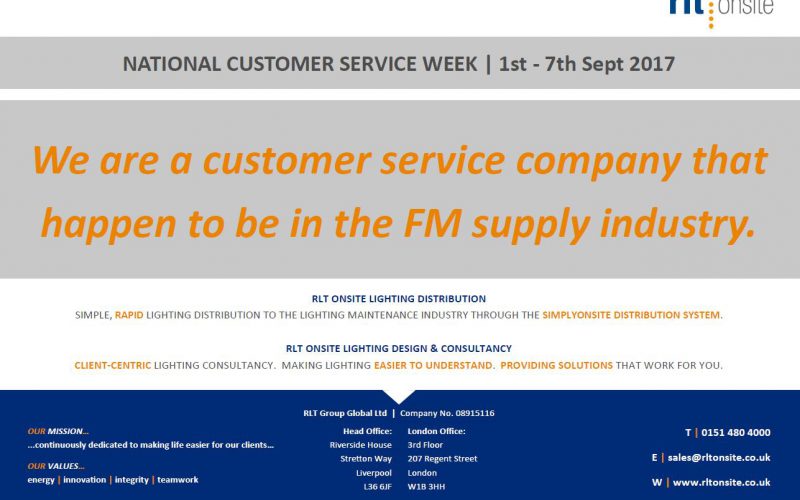 RLT Onsite | National Customer Service Week…